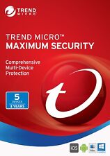 TREND MICRO MAXIMUM SECURITY FOR 5 DEVICES / 3 YEAR - 2023 - Worldwide picture