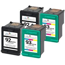4-PK For HP #92 Black #93 Color Cartridges For PSC 1507 1510 Printer Series picture