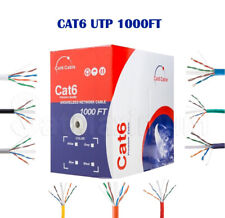 CAT6 1000ft UTP Solid Ethernet Cable 23AWG 550MHz Network Bulk LAN Wire RJ45 LOT picture