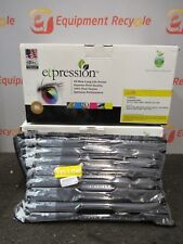 Lot of 4 New Expression R-Q6001A R-Q6002A Toner Cartridge Cyan Yellow HP Replace picture
