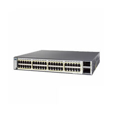 Cisco WS-C3750E-48PD-S Catalyst 3750E 48 Ports PoE Switch 1 Year Warranty picture