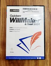 New SEALED Quicken WillMaker & Trust 2024 CD/DOWNLOAD -  picture