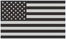 Gray Tactical American Flag Sticker Decal (Select your Size) picture