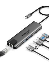 USB C Hub, USB-C Hub (6-in-1) with 4K@60Hz HDMI, Gigabit Ethernet,100W Power ... picture