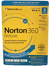Norton Internet Security with Antivirus Deluxe 3 Device US & CANADA KeyCode 2024 picture