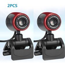2pcs HD 1080P Webcam USB  Web Camera With Microphone For Laptop Desktop PC picture