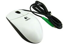 Logitech PS/2 Wired Optical Wheel Mouse M-SBF96 Beige PS2 Mouse (NEW) picture