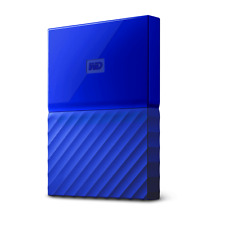 WD My Passport 2TB (Thin) Certified Refurbished Portable Hard Drive Blue picture