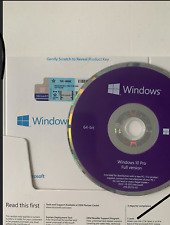 WlNDOWS 10 PROFESSlONAL 64-bit  DVD  PRODUCT KEY GENUINE MlCROSOFT New  picture