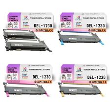 5Pk TRS 1230 BCYM Compatible for Dell 1230C 1235CN Toner Cartridge picture