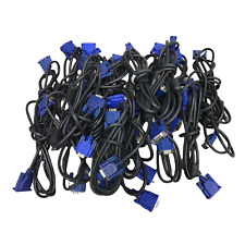20x Mixed Length VGA Male to VGA Male Video Cables (Lot) picture
