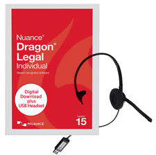 Nuance Dragon Legal Individual 15 - ESD with USB Headset, A509A-G00-15.0 picture