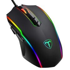 PICTEK Gaming Mouse Wired RGB Backlight Mice 8 Buttons for PC Laptop Desktop picture