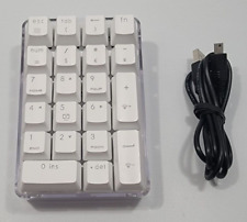 Magicforce Crystal 21-Key Wired Mechanical Numeric Keypad White - Tested picture