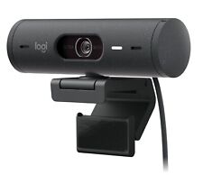 Logitech Brio 500 Webcam Graphite Webcam with Privacy Cover New & Sealed picture