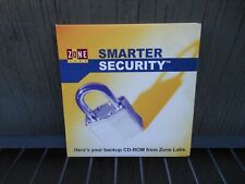 Vintage ZONE LABS SMARTER SECURITY Backup CD-ROM (Sealed NEW) 12D picture
