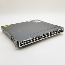 Cisco 3750-X WS-C3750X-48P-S PoE+ 48-Port Managed Gigabit Switch w/C3KX-NM-10G picture