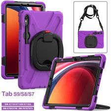 Rotating Shockproof Carry Tablet Case For Samsung Galaxy Tab S9 Ultra S9 Plus S8 picture