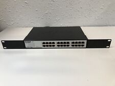D-Link DGS-1024D | 24-Port Switch | Tested and Working w/ Server Rack Ears picture