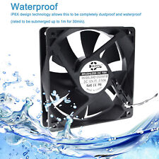 120mm 12cm Waterproof Dustproof IP68 Cooling Fan,120X120X25mm 3P 3-Pin Dual Ball picture