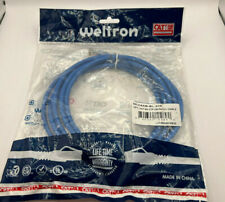Weltron Booted Cat6A UTP Patch Cable Blue 10' 90-C6AB-BL-010 NEW picture