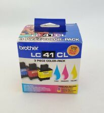 Genuine Brother LC 41CL Ink Color Cartridges (Magenta Cyan Yellow)  3Pck EXPIRED picture