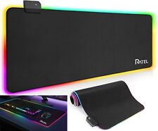 For RGB LED Extra Large Soft Gaming Mouse Pad Oversized Glowing 31.5×11.8 inches picture