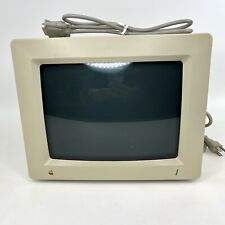 Vtg Apple Color RGB Monitor A2M6014 w/ Cable - Tested - READ picture