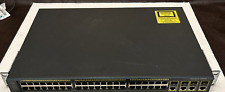 Cisco Catalyst WS-C2960G-48TC-L 48-Ports Gigabit Rack Mountable Ethernet Switch picture