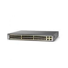 Cisco WS-C3750G-48PS-S Catalyst 3750 48 Ports PoE Ethernet Switch 1Year Warranty picture