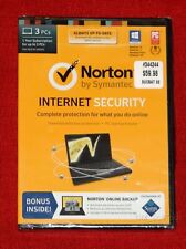 Norton Internet Security 3 PC, 1 Year  CD/DVD (NEW, Sealed Box)  picture