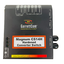 GarrettCom Magnum CS14H Hardened Converter Switch 100 Mbps Fiber 12 VDC picture
