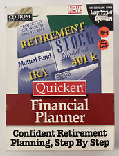 Intuit Quicken Financial Planner CD-ROM BIG BOX Windows Jane Bryant Quinn 1995 picture