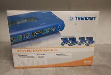 NEW TRENDnet TK-400K 4-Port PS/2 KVM Switch Kit  picture