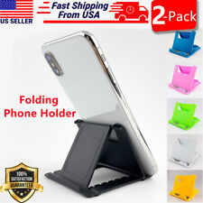 2 Pack Adjustable Phone Holder Stand Folding Foldable Thin Cradle for Phone iPad picture