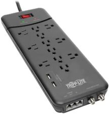 Tripp Lite TLP128TTUSBB 12 Outlet Surge Protector Power Strip, 2 USB Charging picture