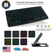 Rechargeable LED Bluetooth Keyboard for MAC iOS Android PC iPad Tablet Windows picture