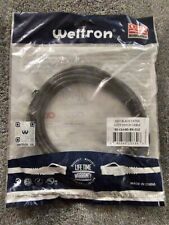 Weltron 10ft Black CAT6A S/FTP Shielded Patch Cable - Lifetime Warranty picture