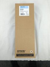 Genuine Epson T6365 700ML Light Cyan Ink Cartridge 9900, WT7900 12/2022 Sealed picture