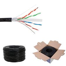 1000ft Shielded Cat6 Network Cable Outdoor Direct Burial 23AWG Bulk Ethernet FTP picture