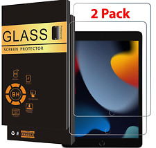 (2-Pack) HD Clear Tempered Glass Screen Protector For iPad 10.2 7th 8th 9th Gen picture