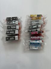 Lot Of 15 High Performance Ink Cartridges For Cannon 225/226. picture