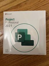 2021 Microsoft Project Professional Brand New Factory Sealed Retail Box picture