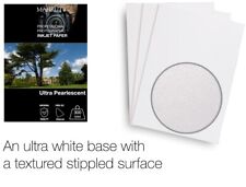 Marrutt 300gsm Ultra Pearlescent Hi-White - 11 x 14 Inches, 50 Sheets picture
