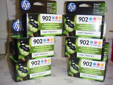FREE Shipping ~ ONE (1) NEW Factory HP 902 CMY Ink Carts Pack ~ Exp'd  OCT 2022 picture