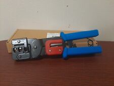 C2G 19579 RJ11/RJ45 Crimping Tool with Cable Stripper, TAA Compliant picture
