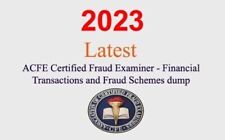 ACFE CFE Financial Transactions Fraud Schemes dump GUARANTEED  (1 month update) picture