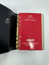 1989 IBM INTERNAL USE ONLY QSAR Quality Service Activity Report Prep Guide RARE picture