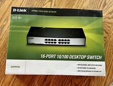 NEW D-Link DSS-16+ 16-Port 10/100 Unmanaged Desktop or Rackmount Switch picture