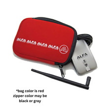 Alfa U-Bag red soft neoprene carry case/holder for WiFi adapters, digital camera picture